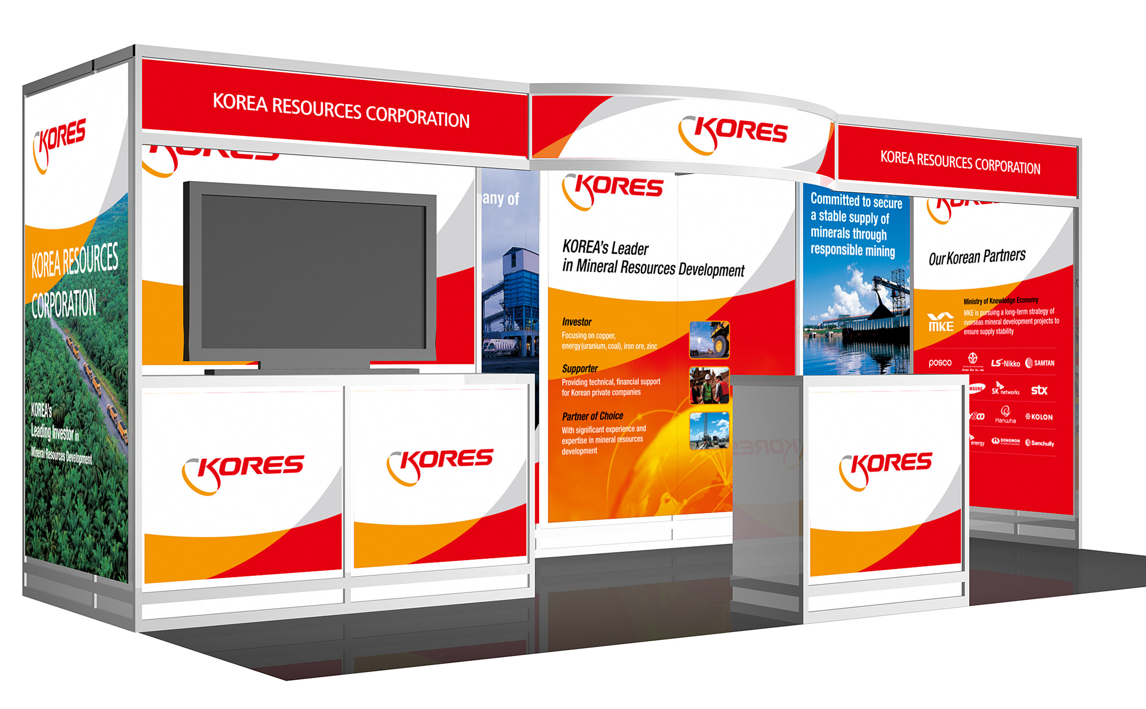 KORES at PDAC 한국광물자원공사 (KORES) 전시 -  이벤트 - 환경 - 공간