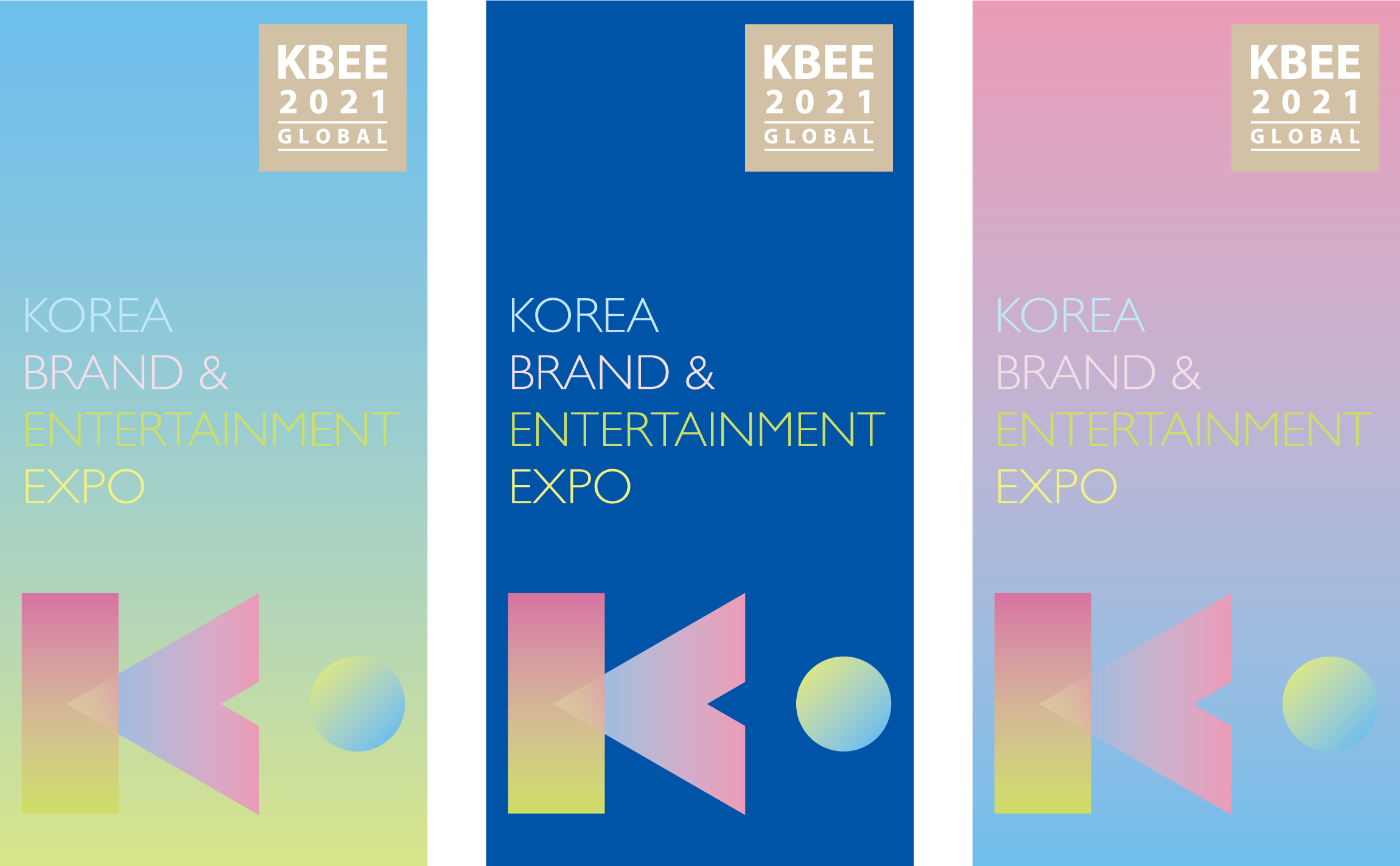 Korean Brand & Entertainment Expo  대한무역진흥공사 (KOTRA) 포스터 -  배너 - 키비주얼 kbee-03-1.jpg